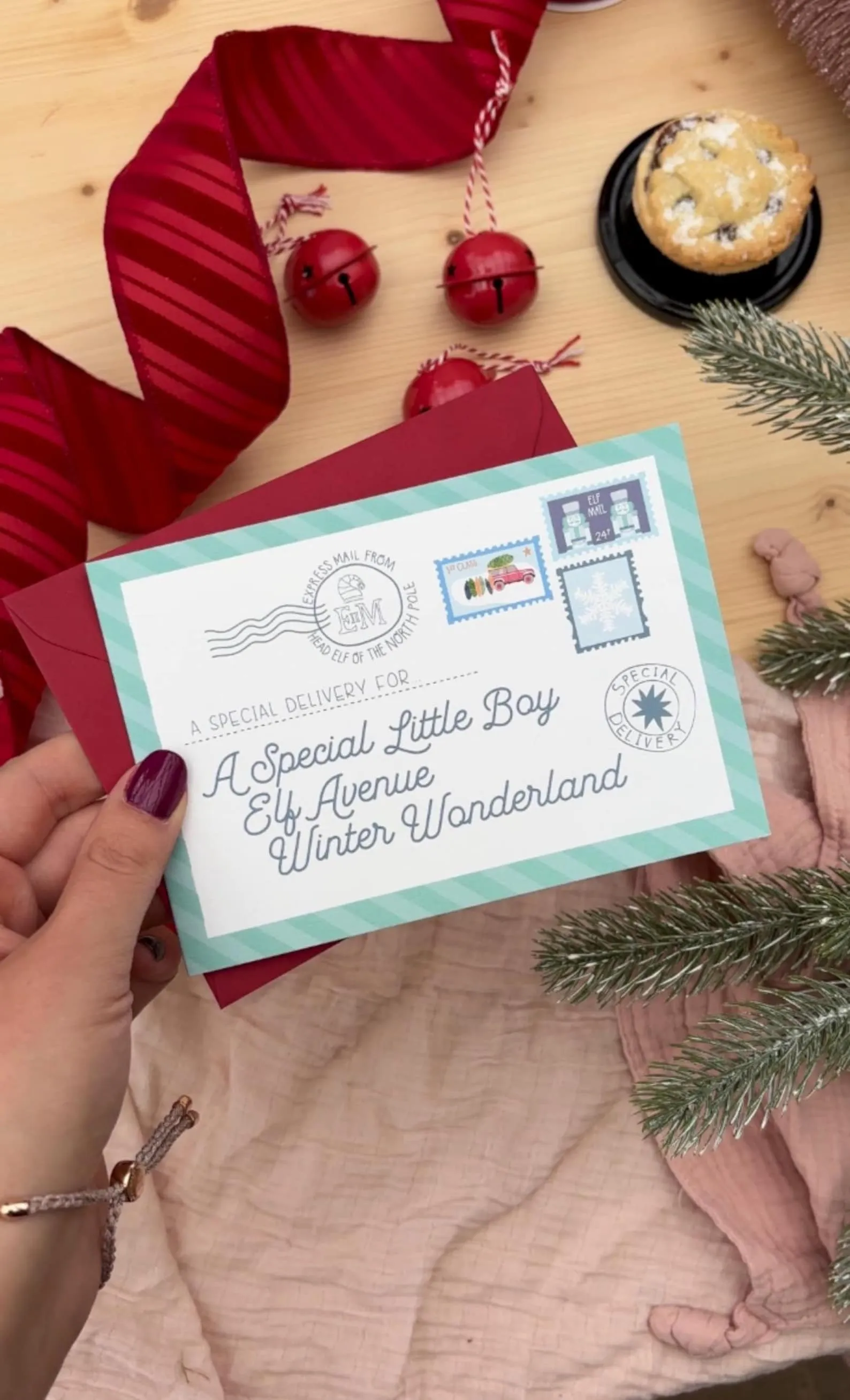 A Special Little Boy Christmas Card