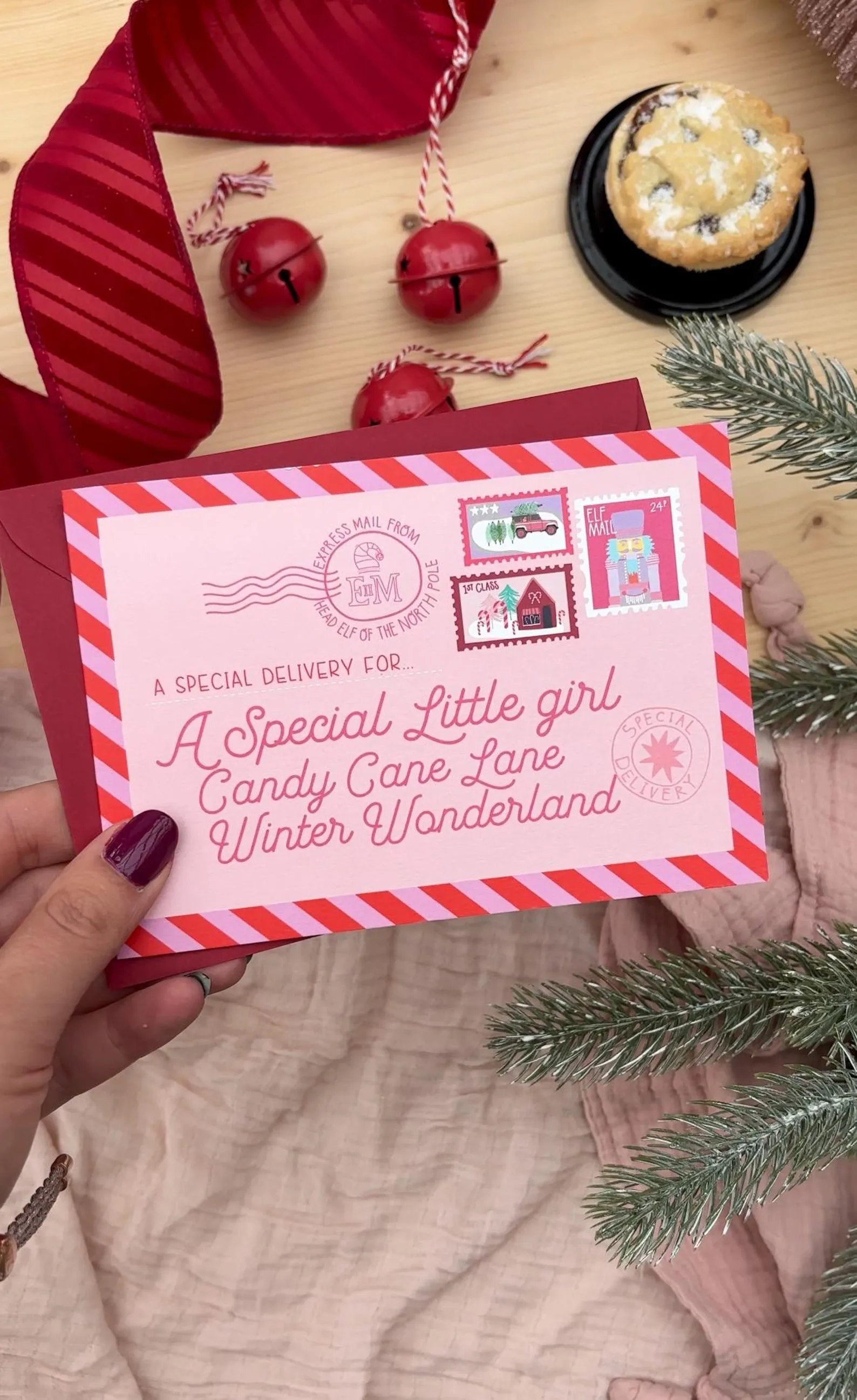 A Special Little Girl Christmas Card