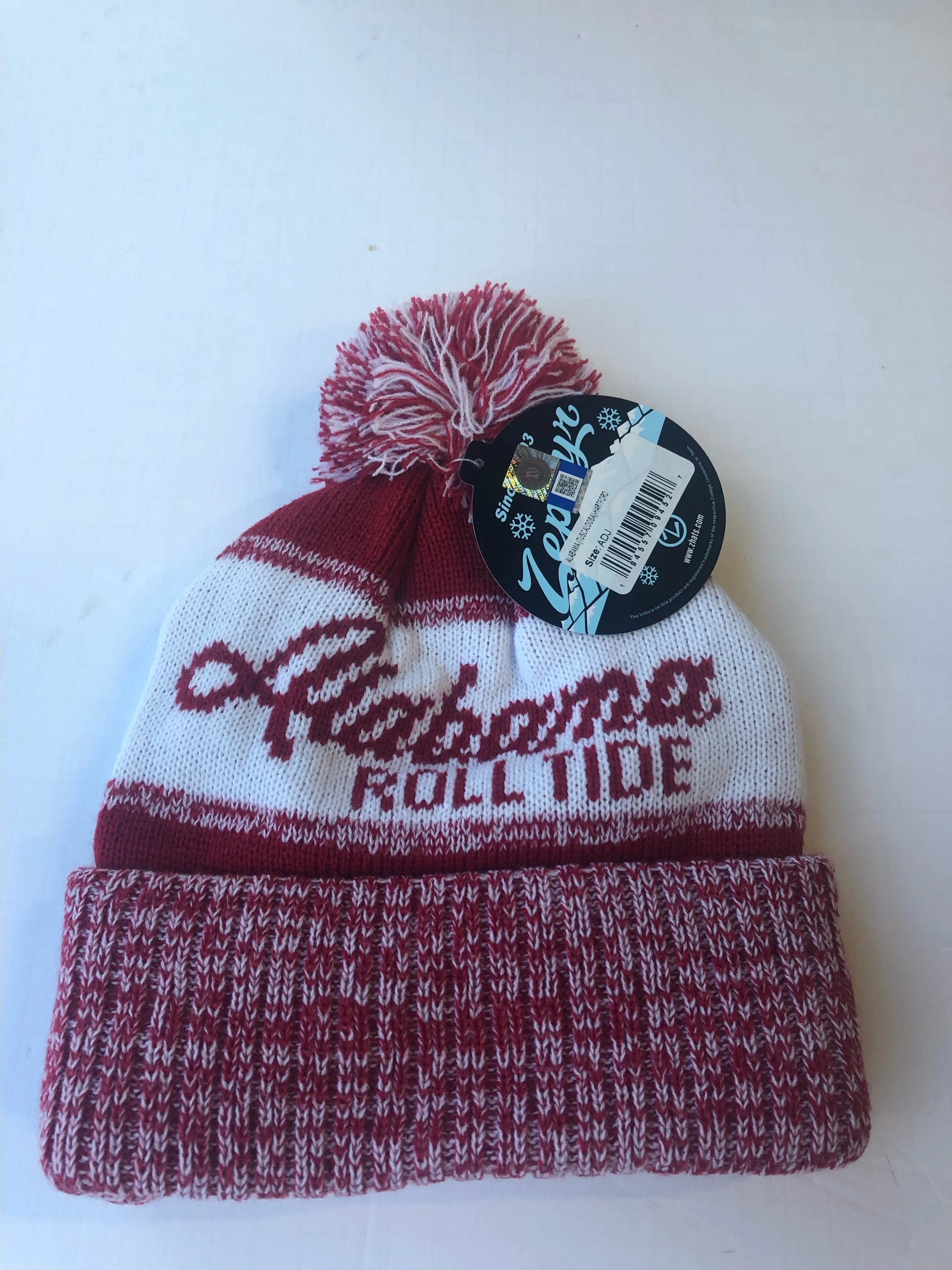 Alabama Crimson Tide Zephyr Hartford Style Winter Hat
