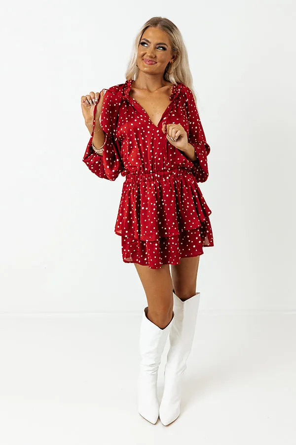 Always Grateful Polka Dot Dress