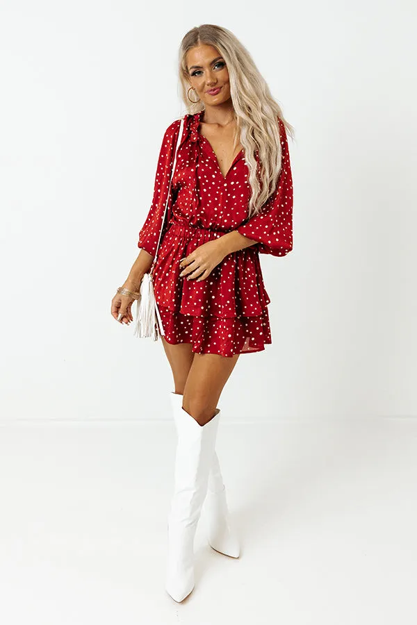 Always Grateful Polka Dot Dress
