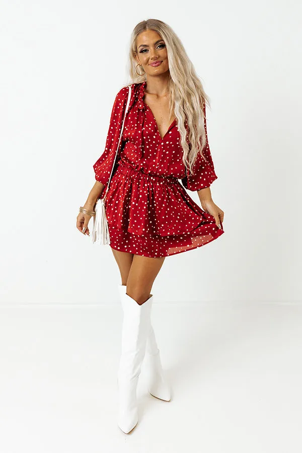 Always Grateful Polka Dot Dress