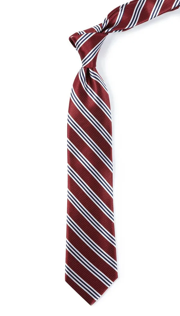 Bar Stripes Burgundy