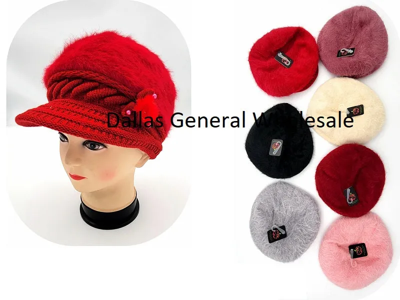 Beautiful Women's Visor Beanies Caps Wholesale