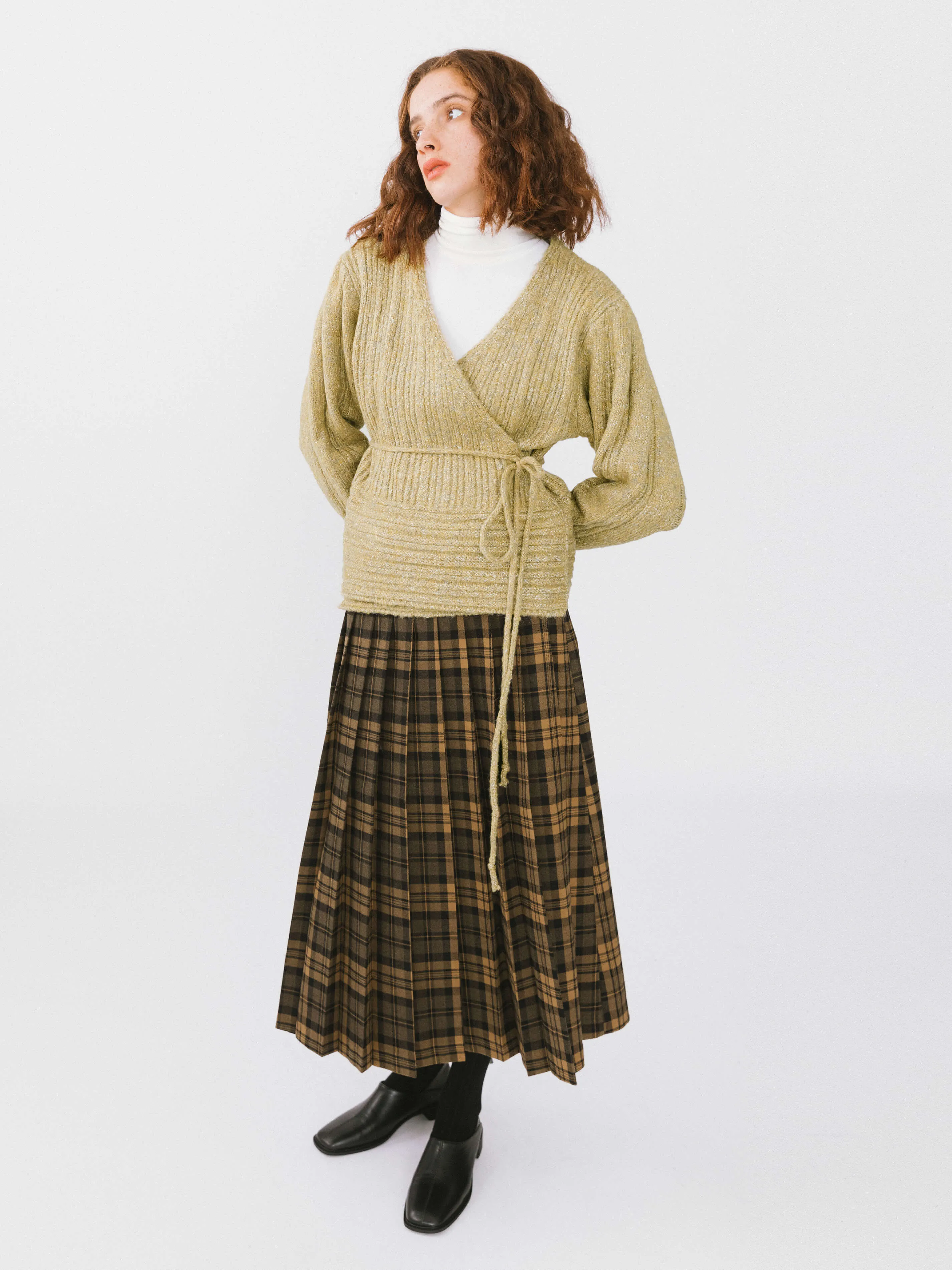 Belted Wrap Cardigan