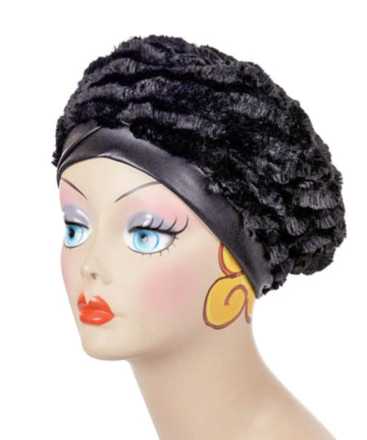 Beret, Reversible -  Desert Sand Sand Faux Fur (SOLD OUT)