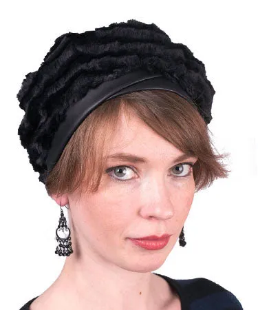 Beret, Reversible -  Desert Sand Sand Faux Fur (SOLD OUT)