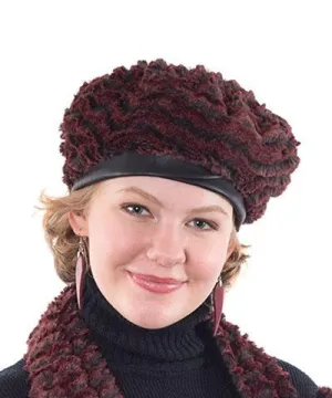 Beret, Reversible -  Desert Sand Sand Faux Fur (SOLD OUT)