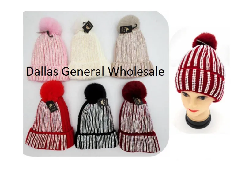 Bling Bling Fashion Thermal Beanie Hats Wholesale