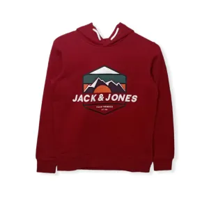 Boy J&J Sweatshirt  - Crimson x Orange