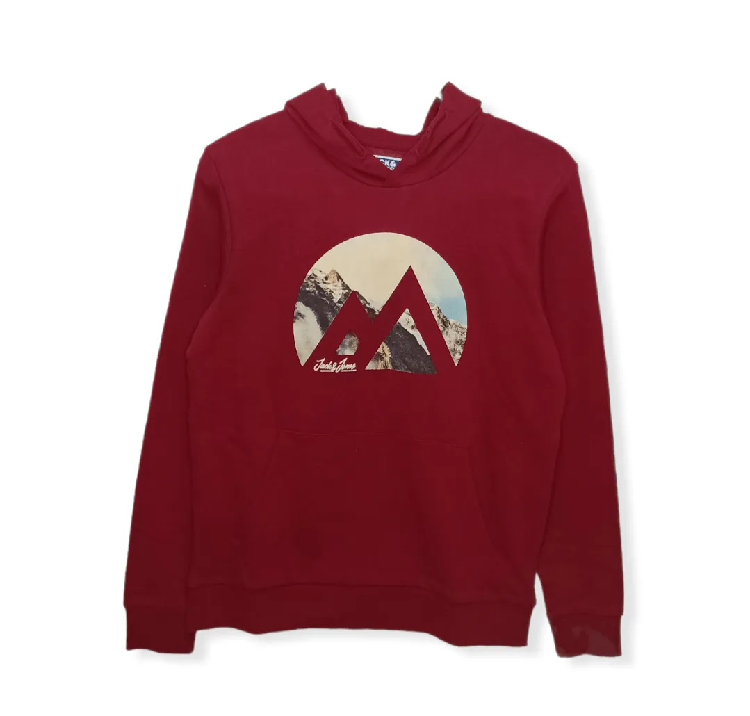 Boy J&J Sweatshirt  - Crimson