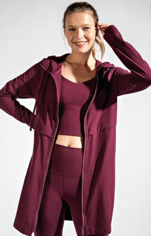 Butter soft zip up hoodie