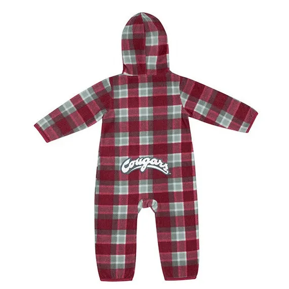 COLOSSEUM INFANT WSU FLANNEL FLEECE ONESIE