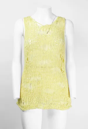 COMME DES GARCONS TRICOT 2002 KNITTED MESH VEST