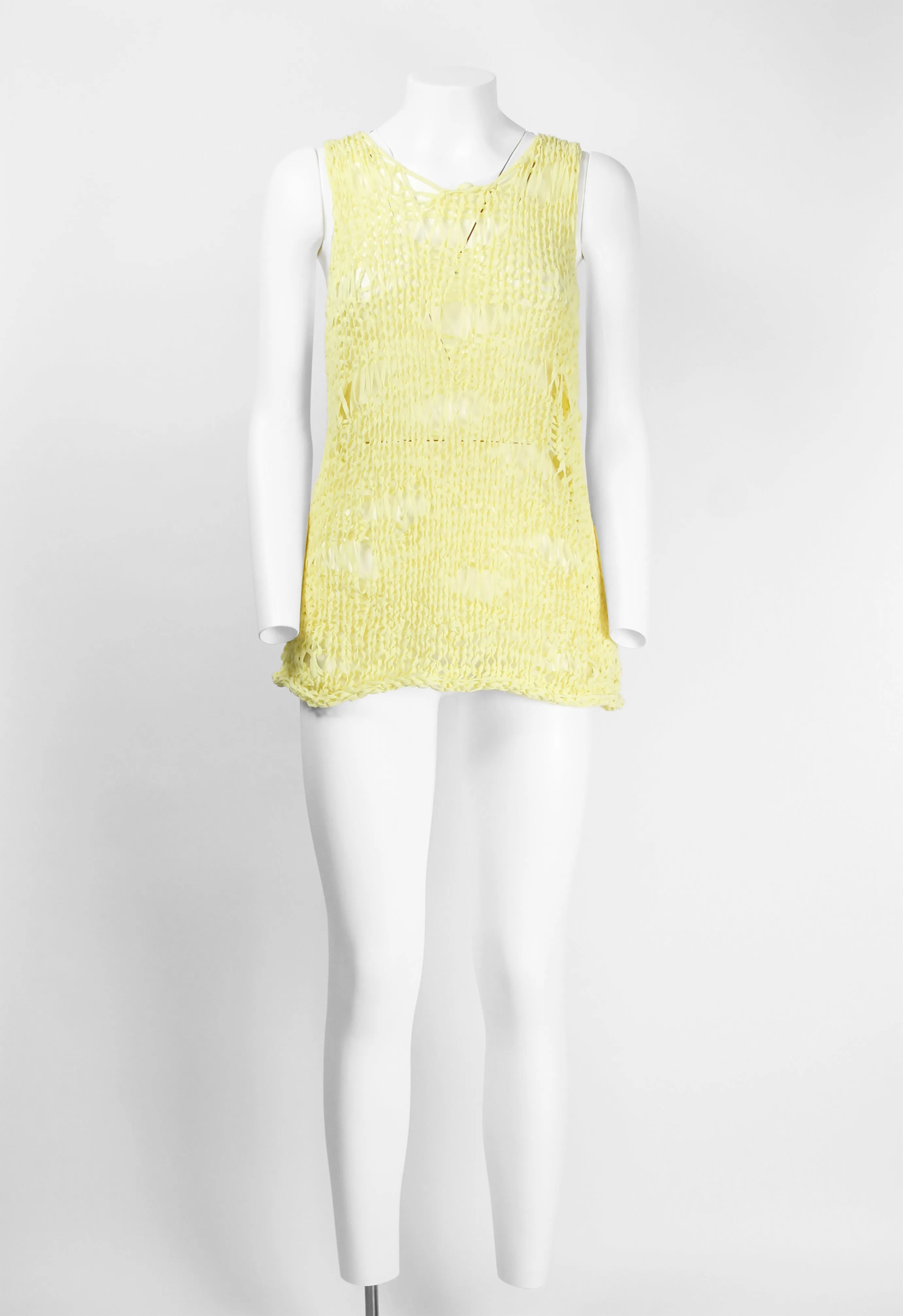 COMME DES GARCONS TRICOT 2002 KNITTED MESH VEST