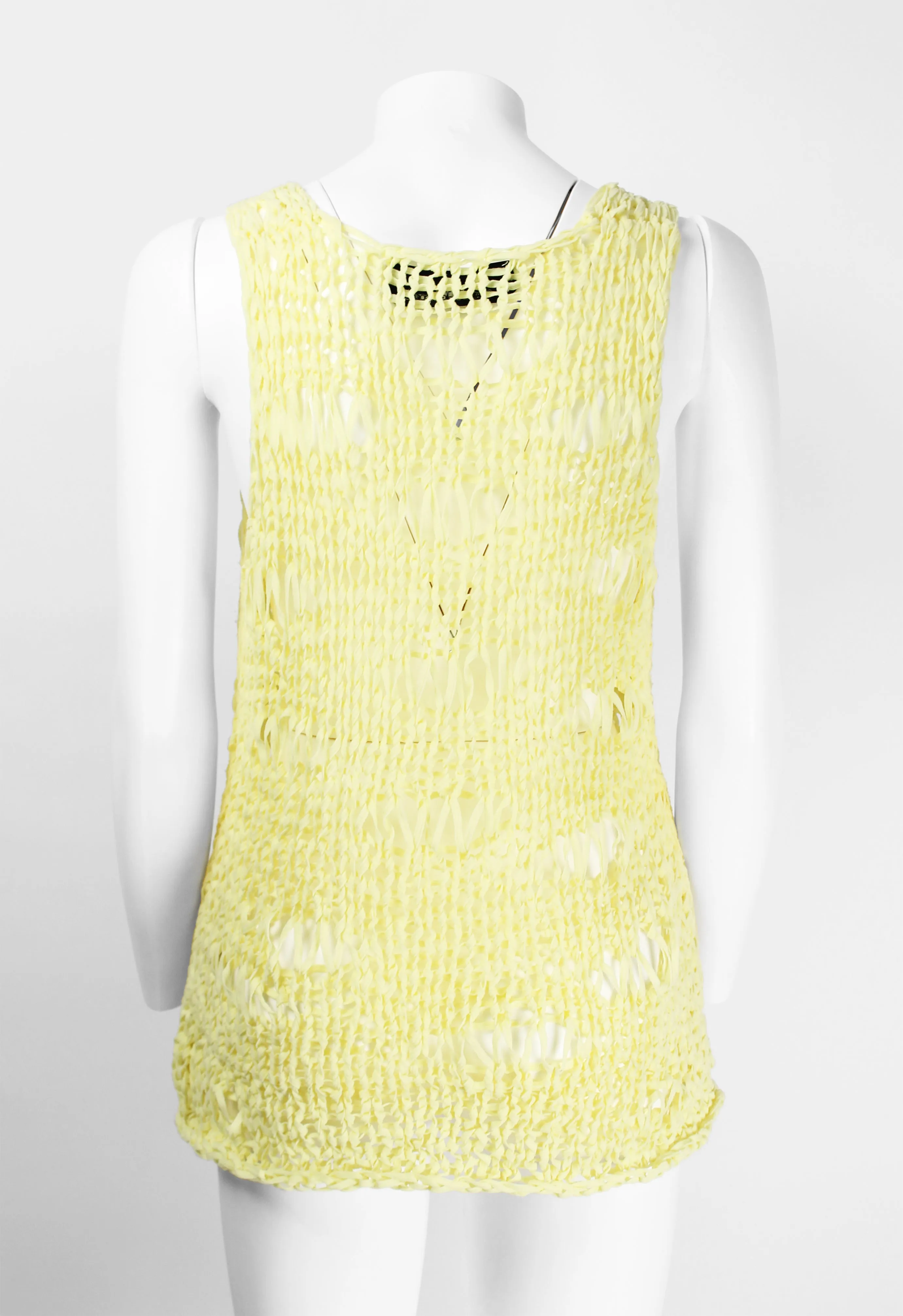 COMME DES GARCONS TRICOT 2002 KNITTED MESH VEST
