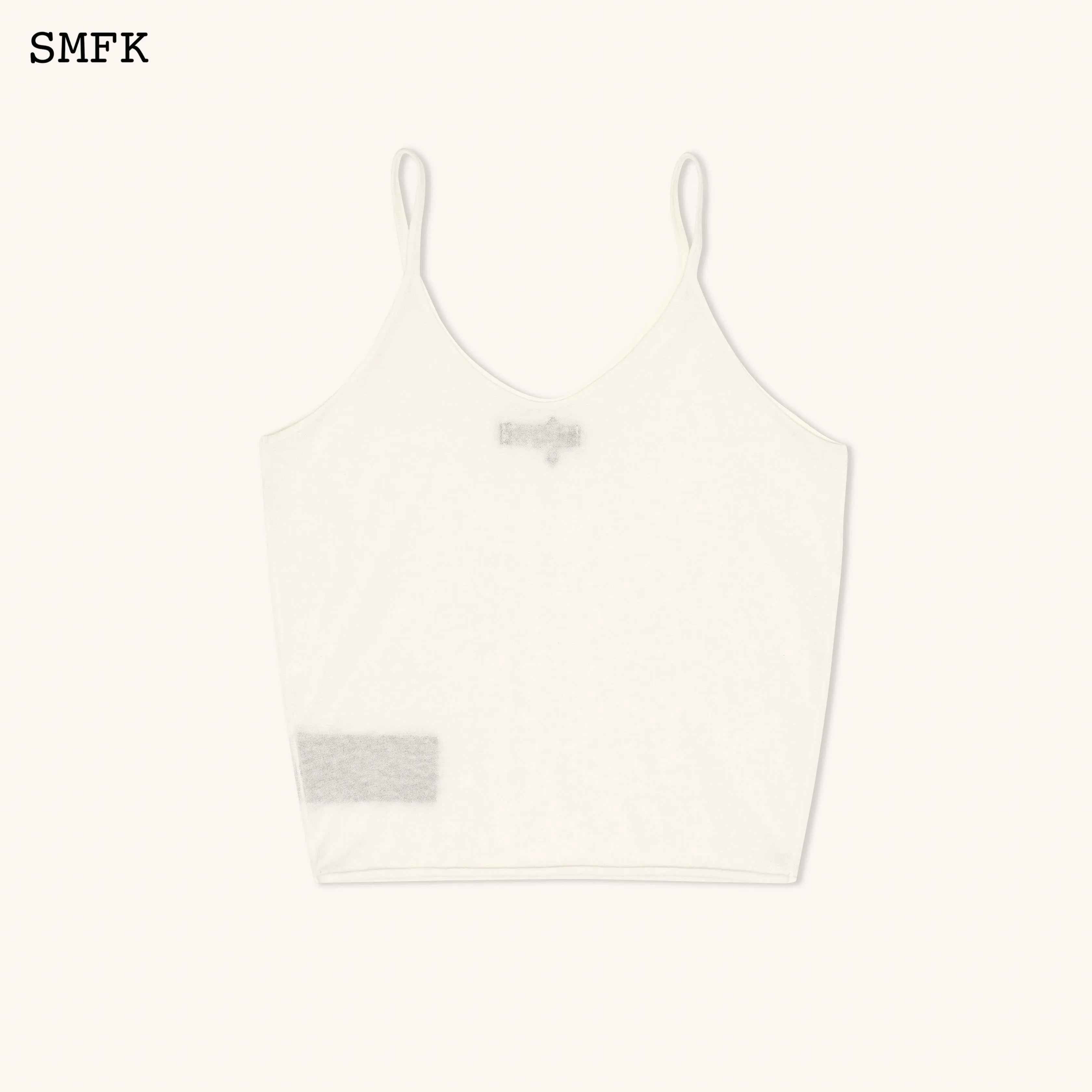 Compass Classic Woolen Knitted Tube Top In White