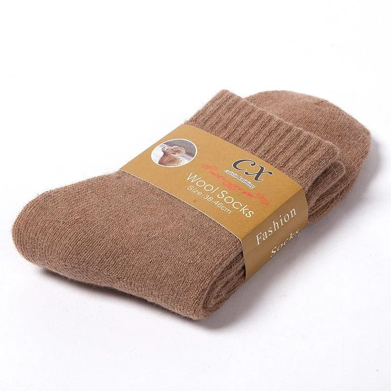Cozy Men's Winter Wool Socks Set | 5 Pairs for Ultimate Warmth and Style