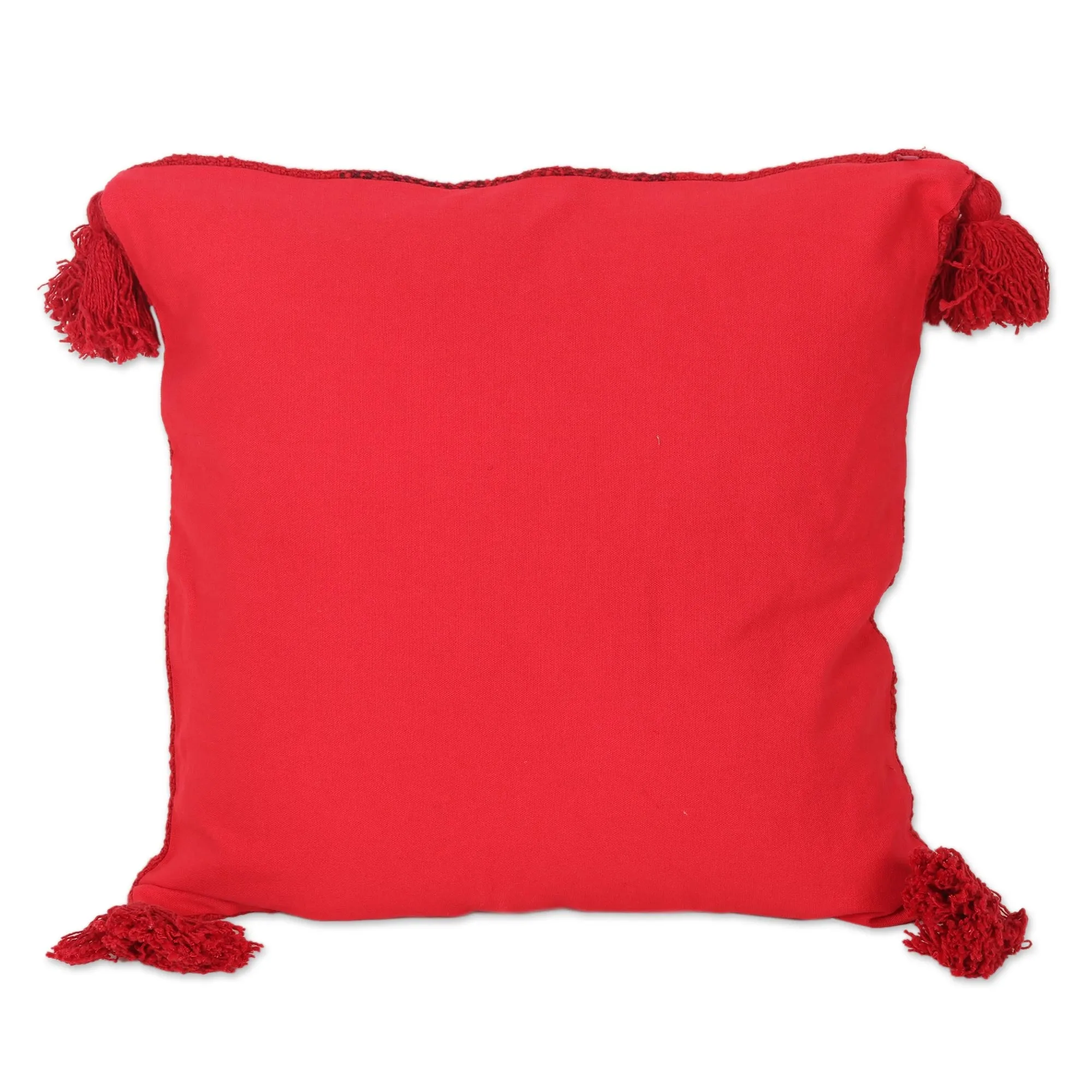 Crimson Cotton Cushion Covers  - Celebrate the Magic