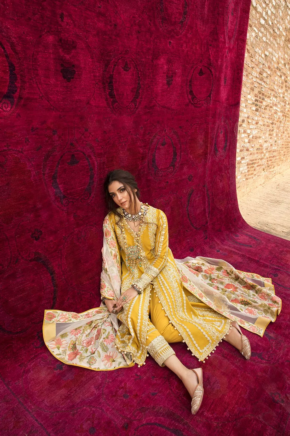 Crimson X Saira Shakira Winter Collection 2020 – Modern Memsaab - Amber
