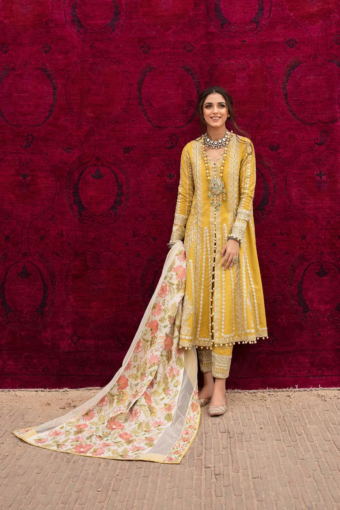 Crimson X Saira Shakira Winter Collection 2020 – Modern Memsaab - Amber