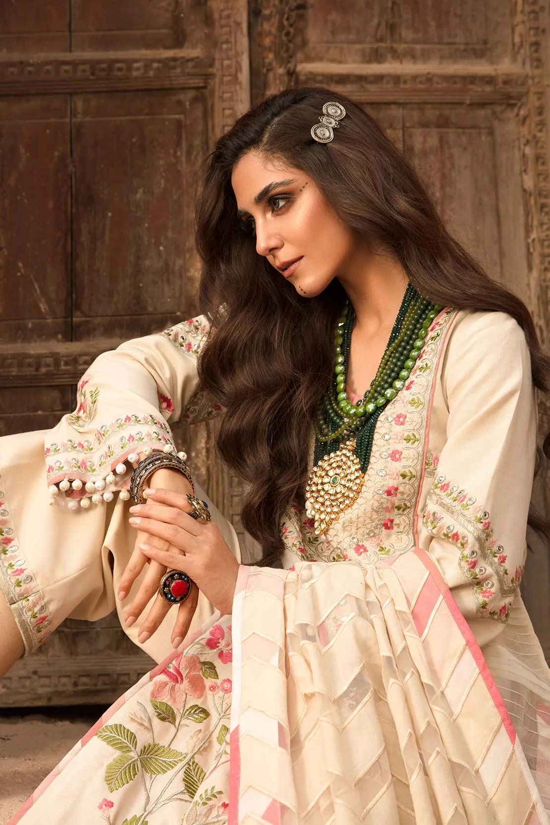 Crimson X Saira Shakira Winter Collection 2020 – Sunehra Gota - Pearl