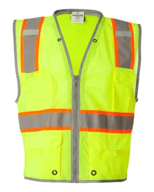 Custom Embroidery - Kishigo - Premium Brilliant Series® Heavy-Duty Class 2 Vest - 1510-1511