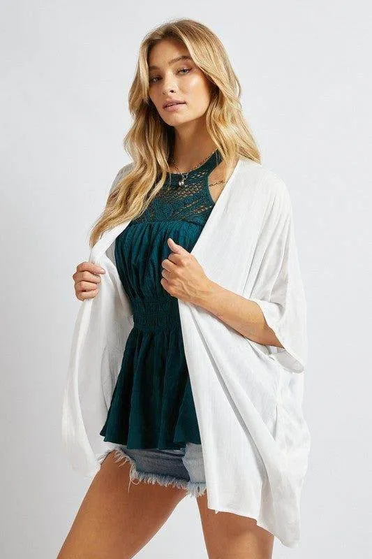 Davi & Dani | Favorite Solid Kimono Cardigan