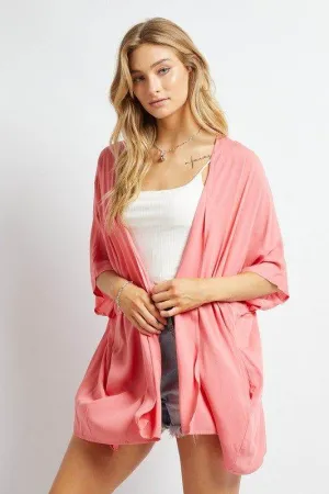 Davi & Dani | Favorite Solid Kimono Cardigan