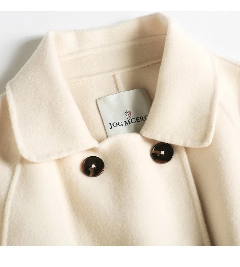 Double-sided Long High-end European Cashmere Coat