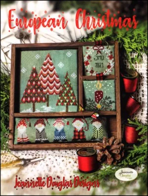 European Christmas Box - Jeannette Douglas - Cross Stitch Pattern