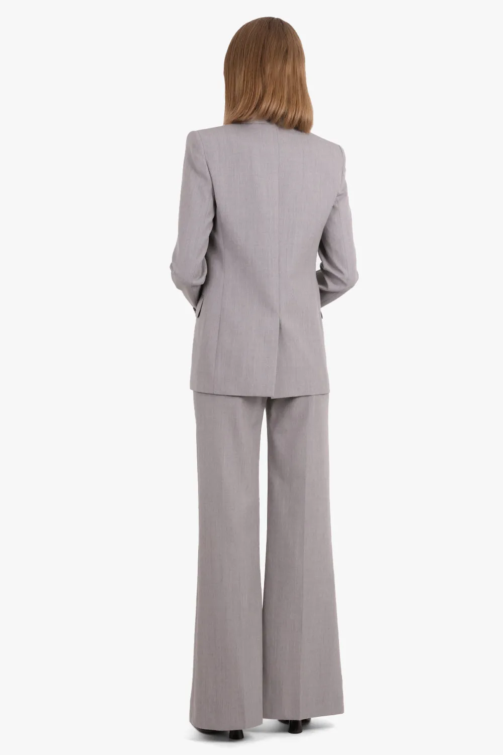 Fitted Flare Pant | Swan Grey