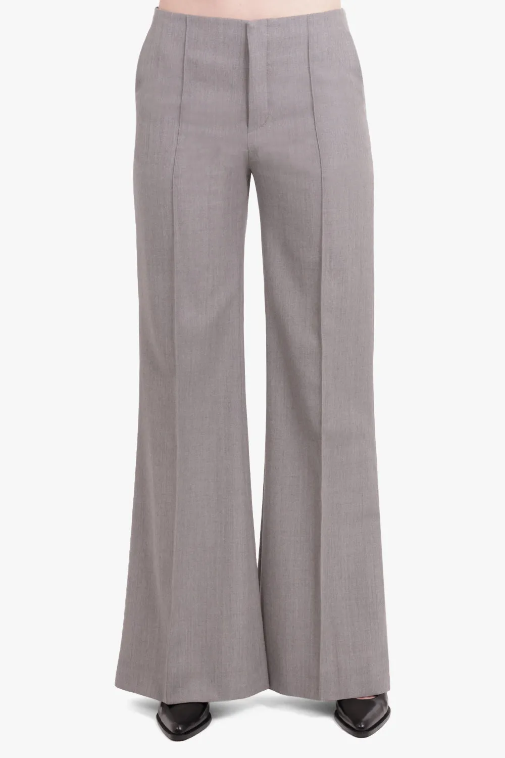 Fitted Flare Pant | Swan Grey