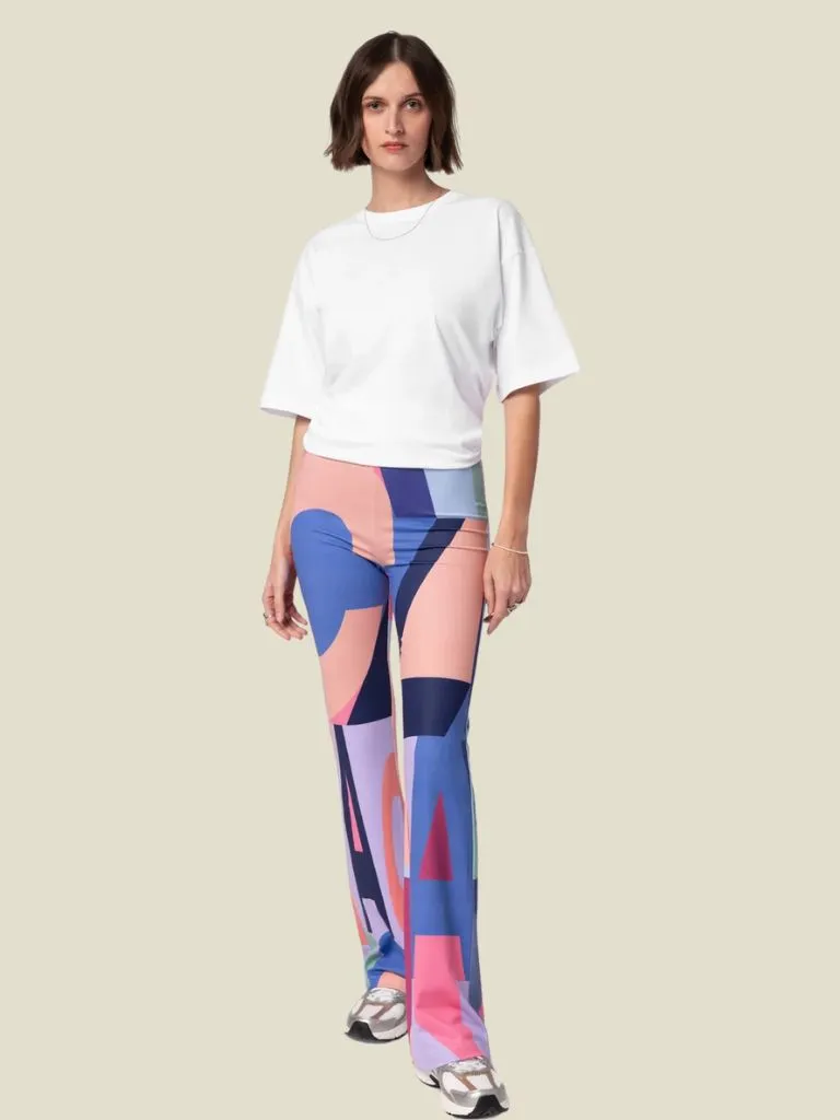 Flare Pants Wild Letters
