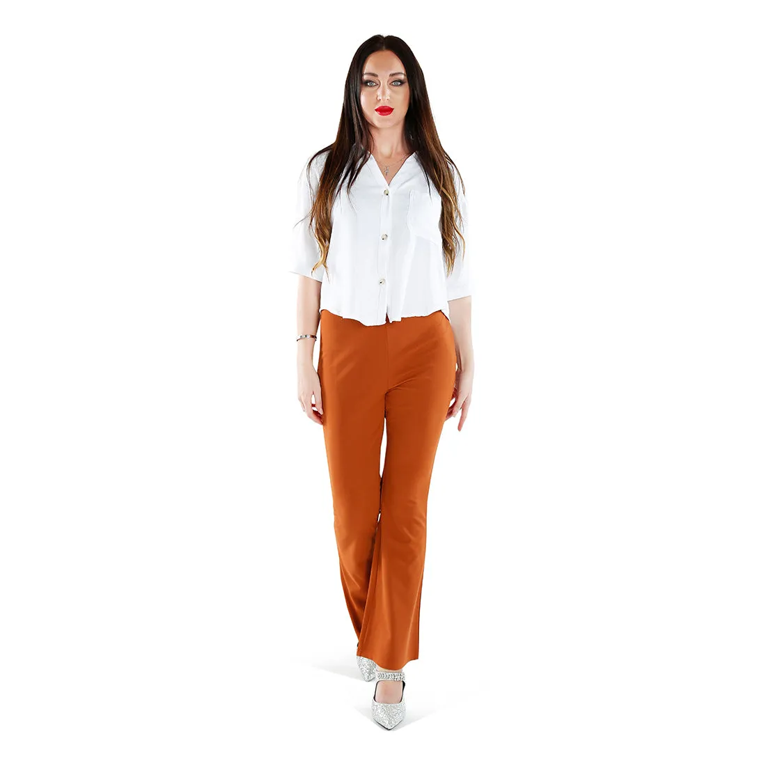 Flared Cut Trousers