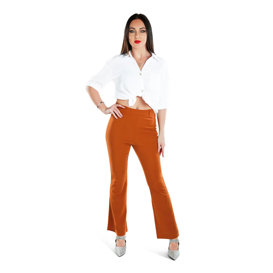 Flared Cut Trousers