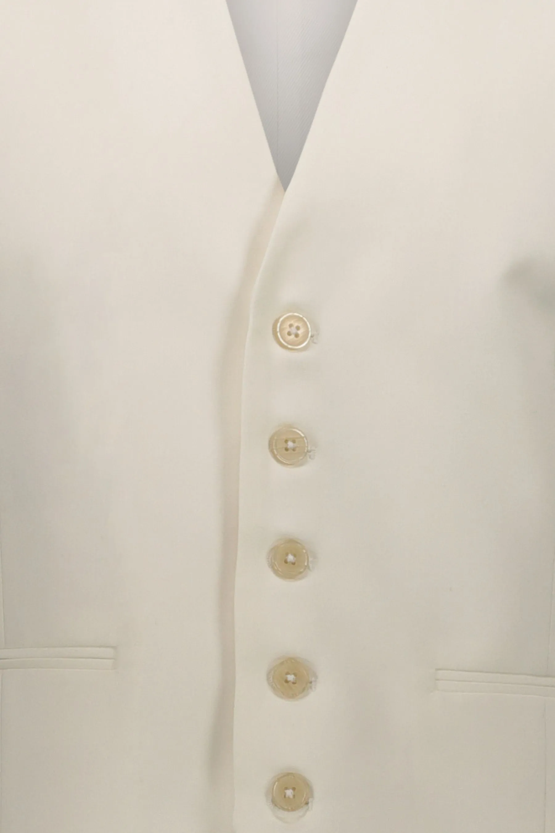 Gilet cerimonia panna