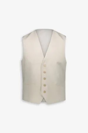 Gilet cerimonia panna