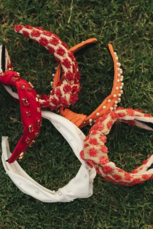 GO TEAM POM POM HEADBAND