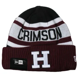 Harvard Crimson New Era Redux Winter Hat No Pom