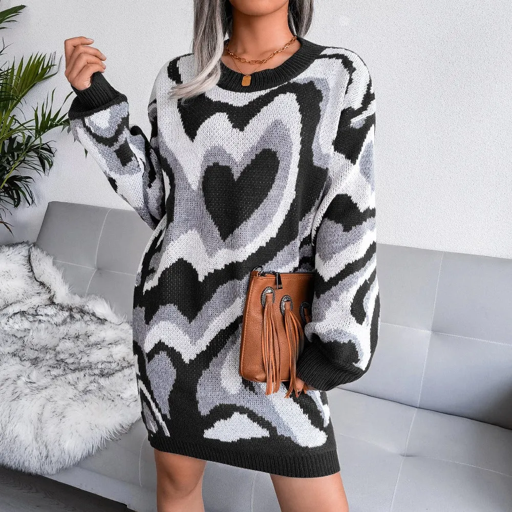Heart For You Sweater Dress