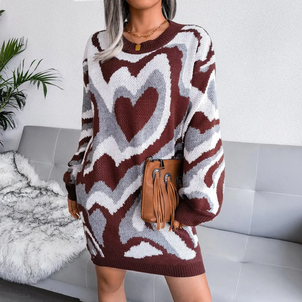 Heart For You Sweater Dress