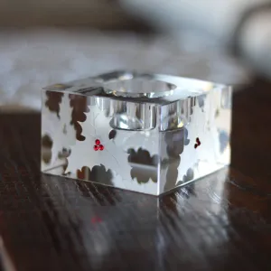 Holly Tea Light Holder