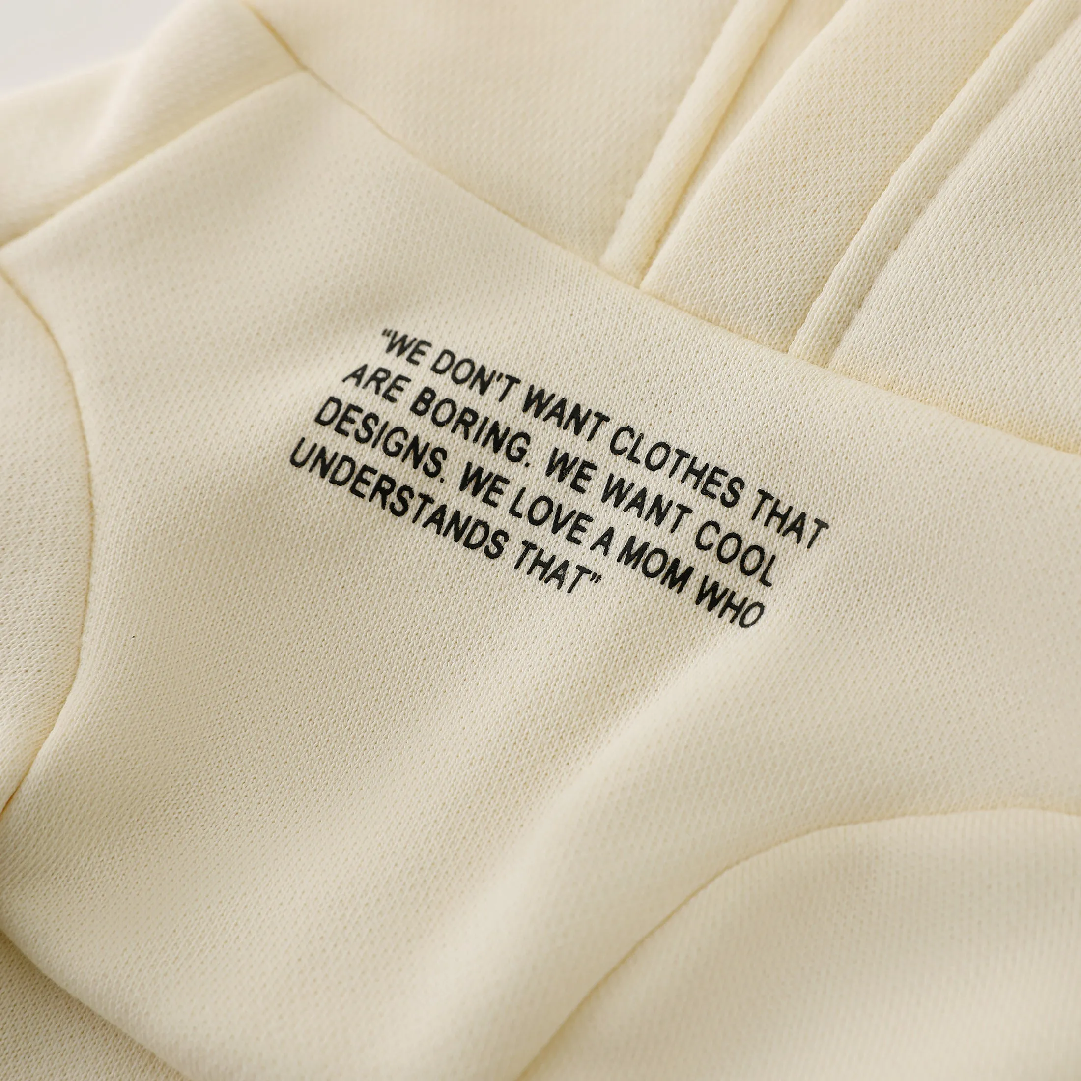 Hoodie with Slogan