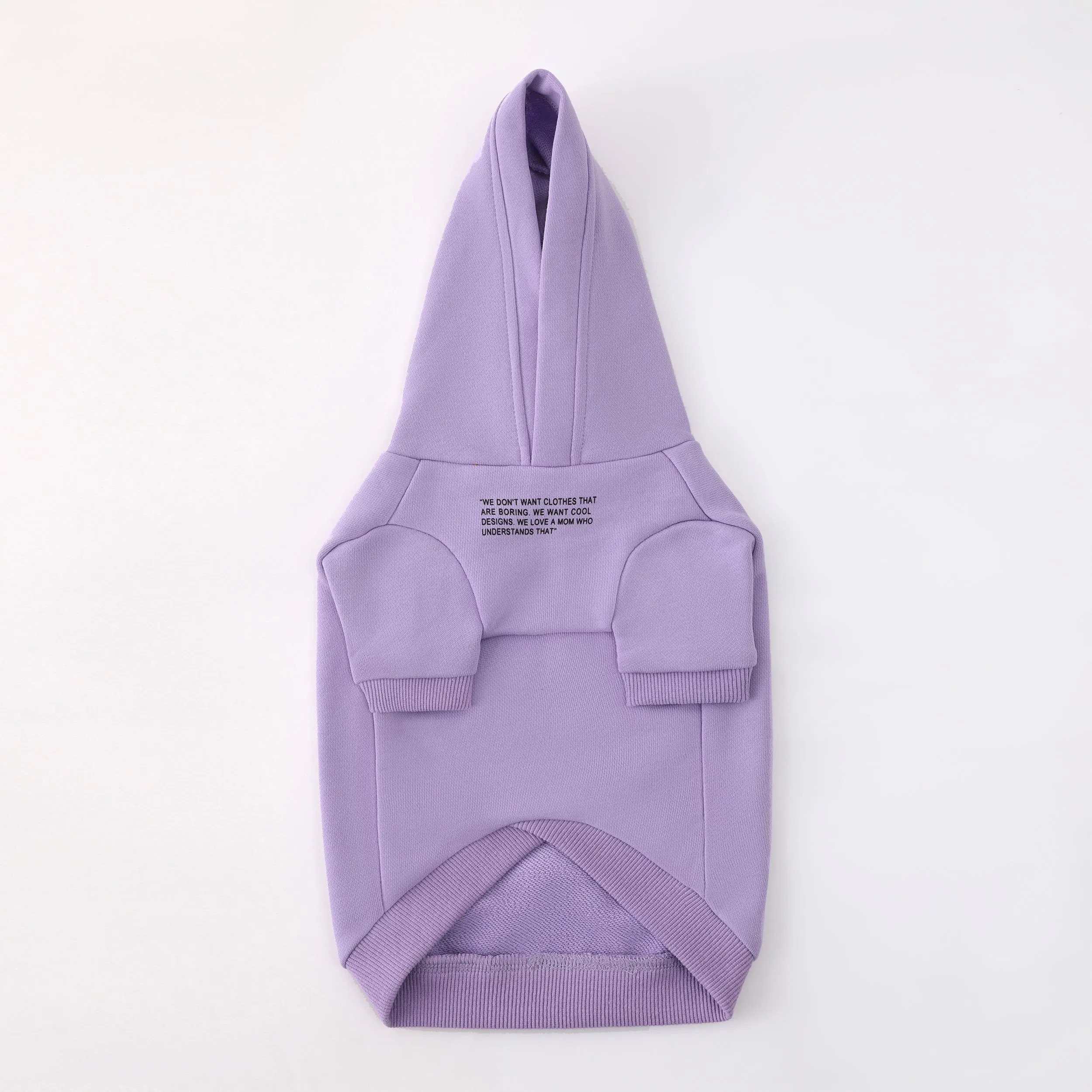 Hoodie with Slogan