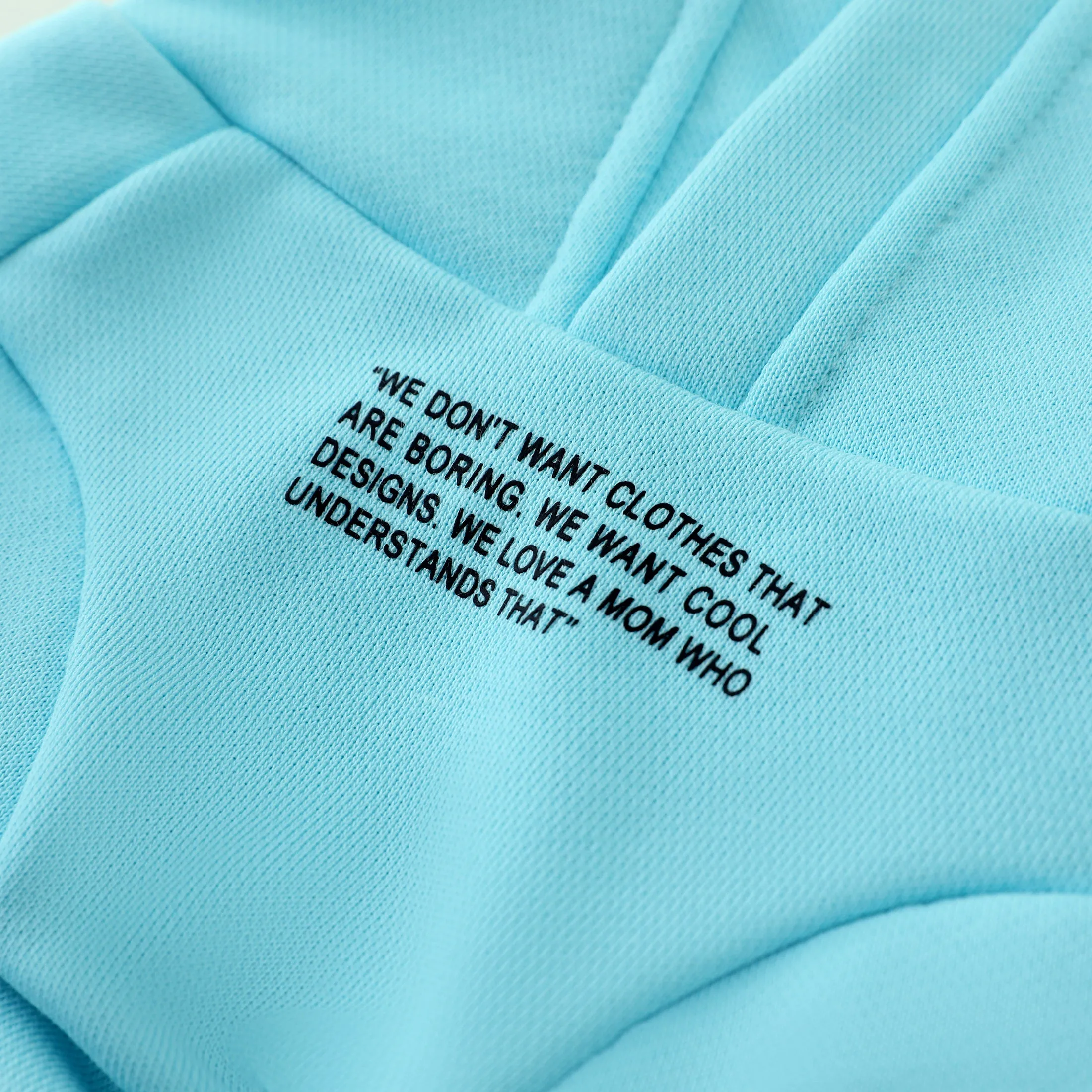 Hoodie with Slogan