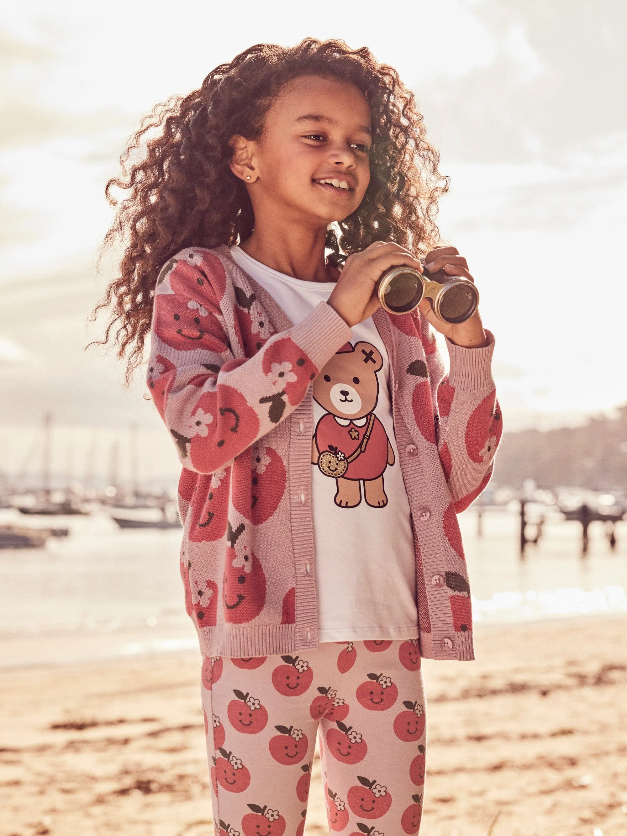 HUXBABY APPLE BOXY CARDI