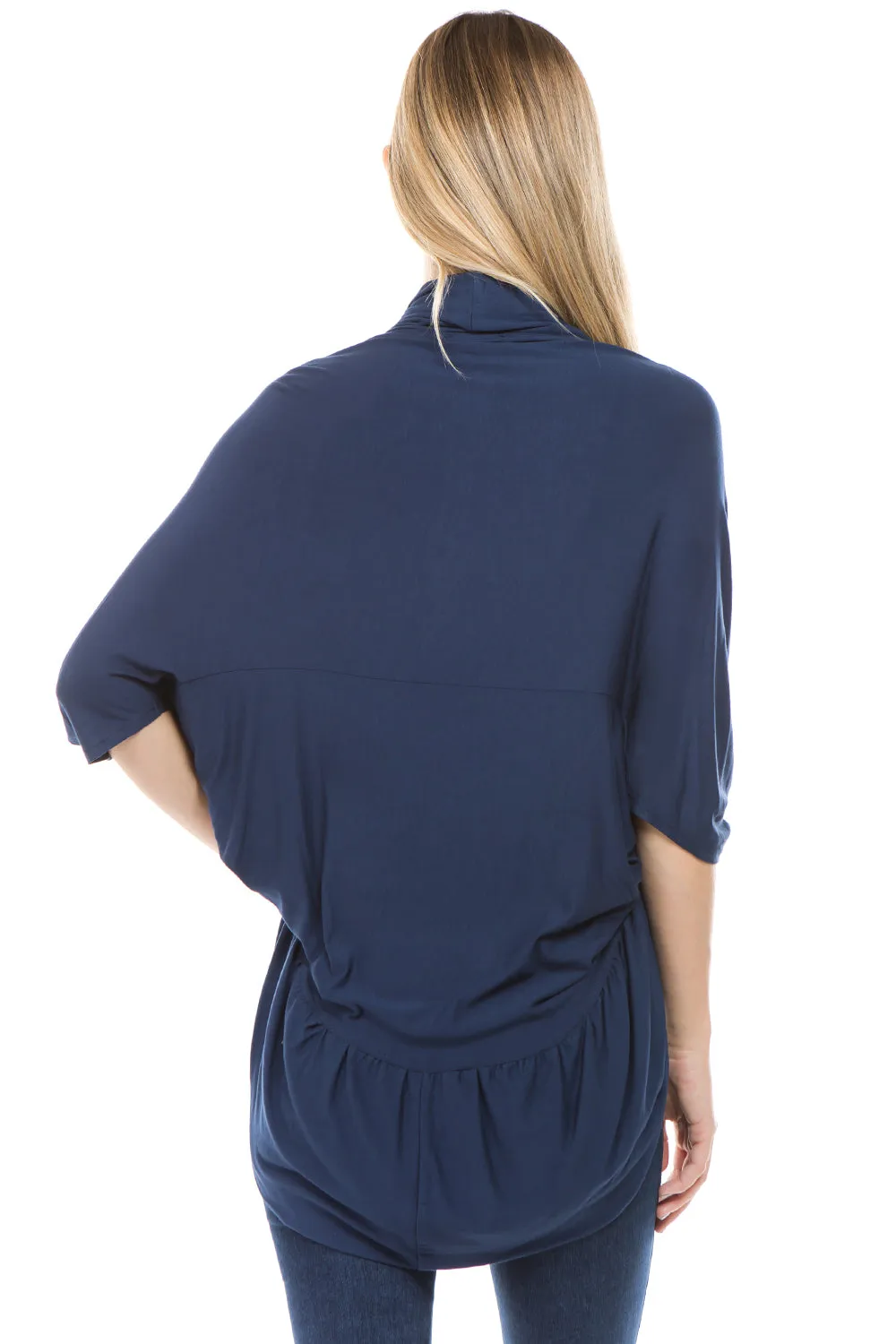 KERI DOLMAN SLEEVE CARDIGAN(NAVY)-JT9305