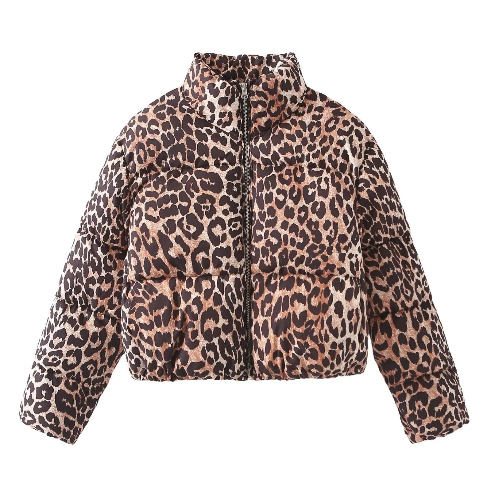 Leopard-print Cotton Jacket