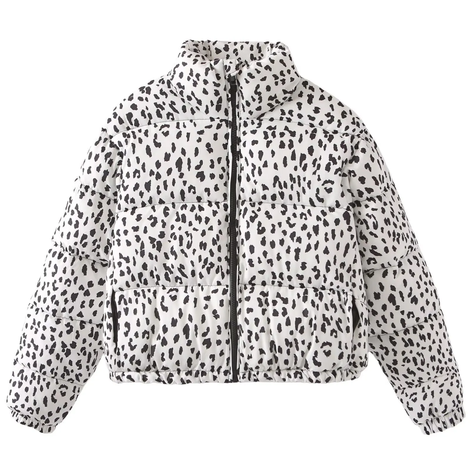 Leopard-print Cotton Jacket